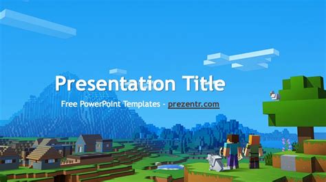 Minecraft Powerpoint Template